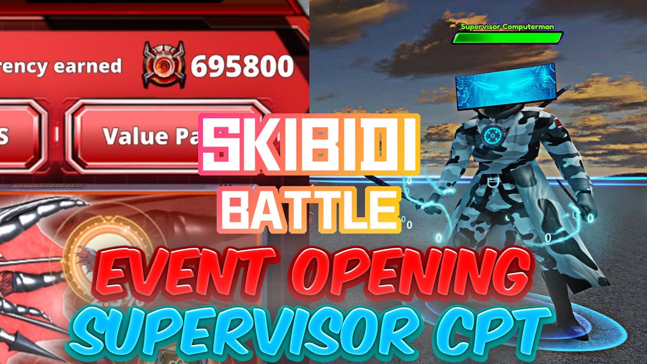 700 000 EVENT OPENING + Supervisor Computerman in Skibidi Toilet Battle Boom