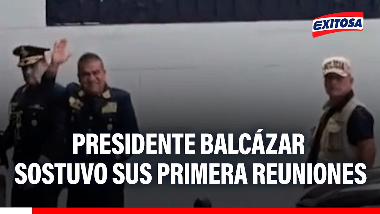 🔴🔵 José María Balcázar sostuvo varias reuniones en Palacio durante su primer día de mandato
