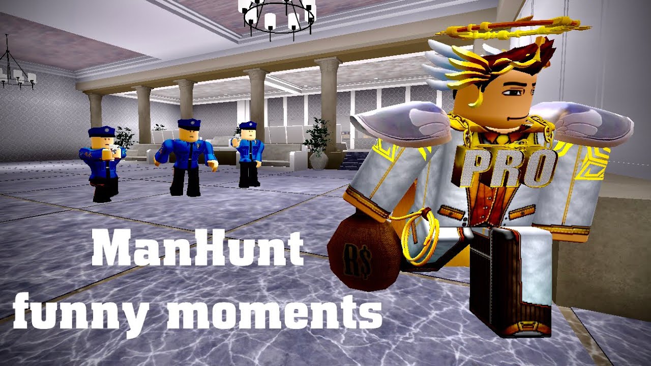 JUKING cops in Manhunt (ROBLOX ManHunt funny moments)