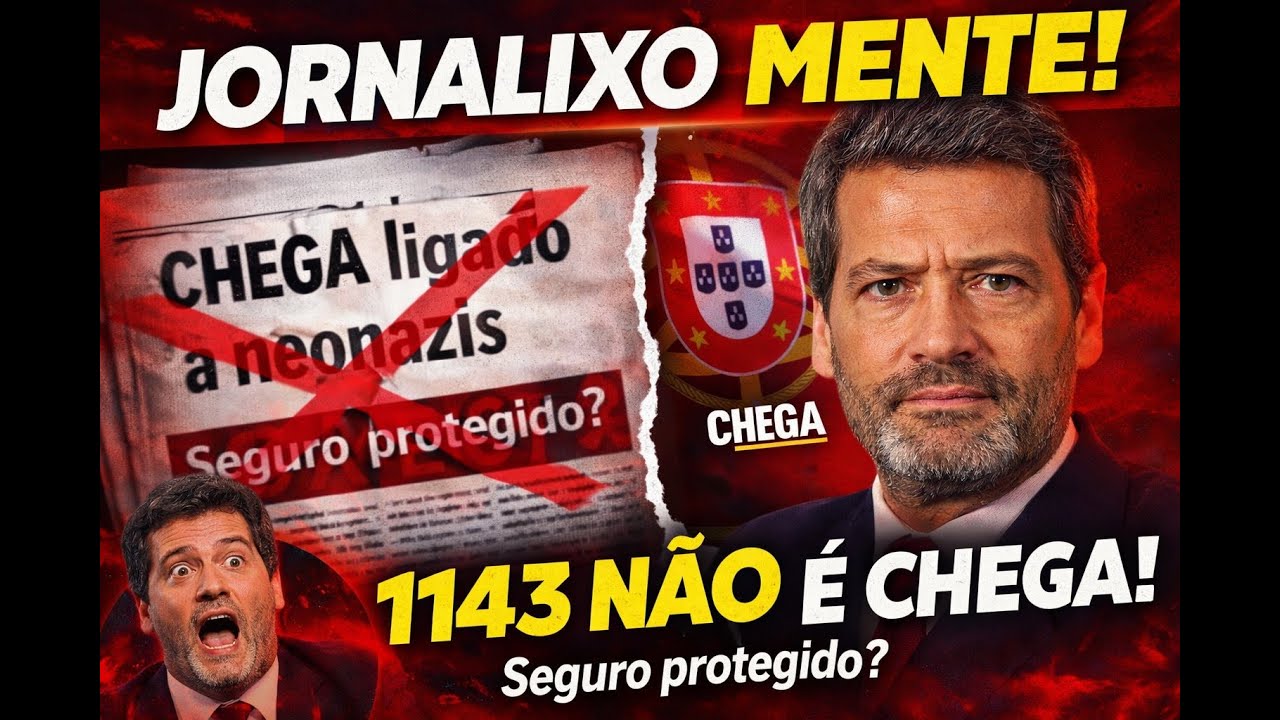 JORNALIXO EXPOSTO: Como a Esquerda Usa o Grupo 1143 para Mentir sobre o CHEGA e Ventura!