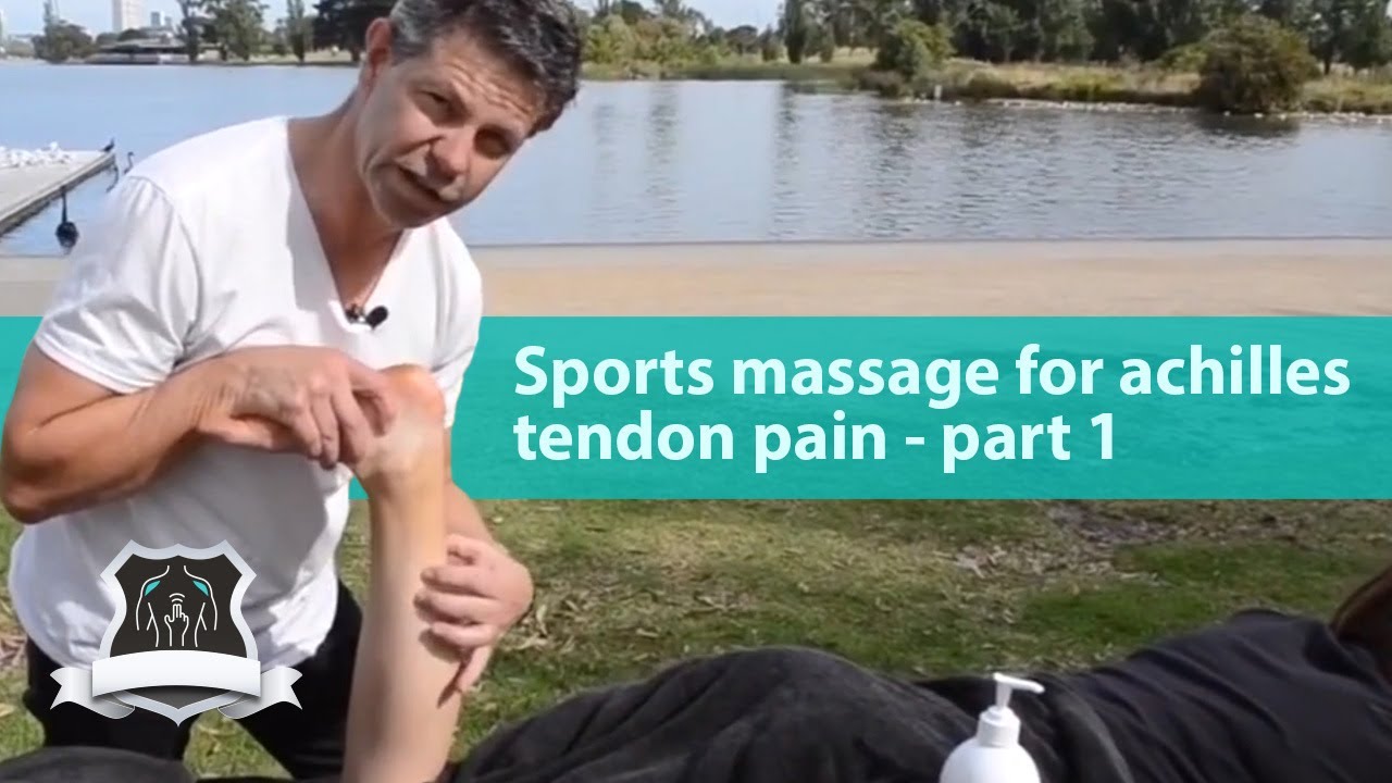 Offloading the Gastro-soleus complex | Sports massage for Achilles tendon pain part 1