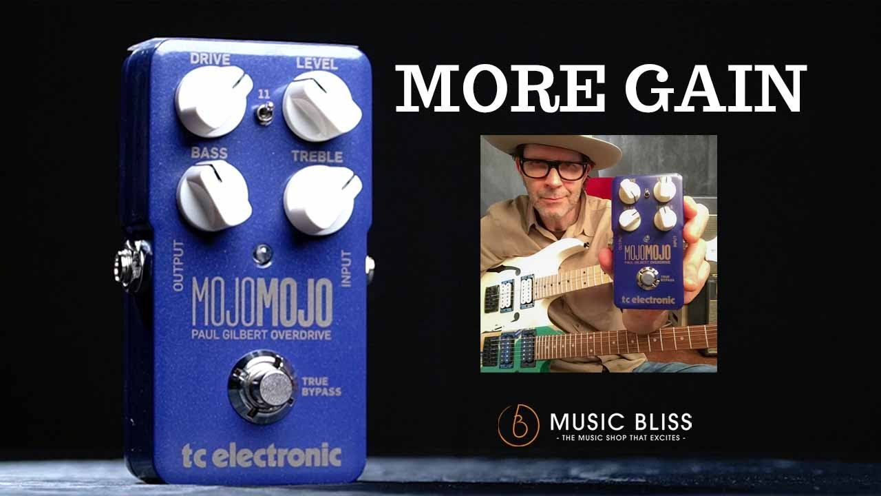 PAUL GILBERT MOJOMOJO vs MOJOMOJO Overdrive Pedal Comparison