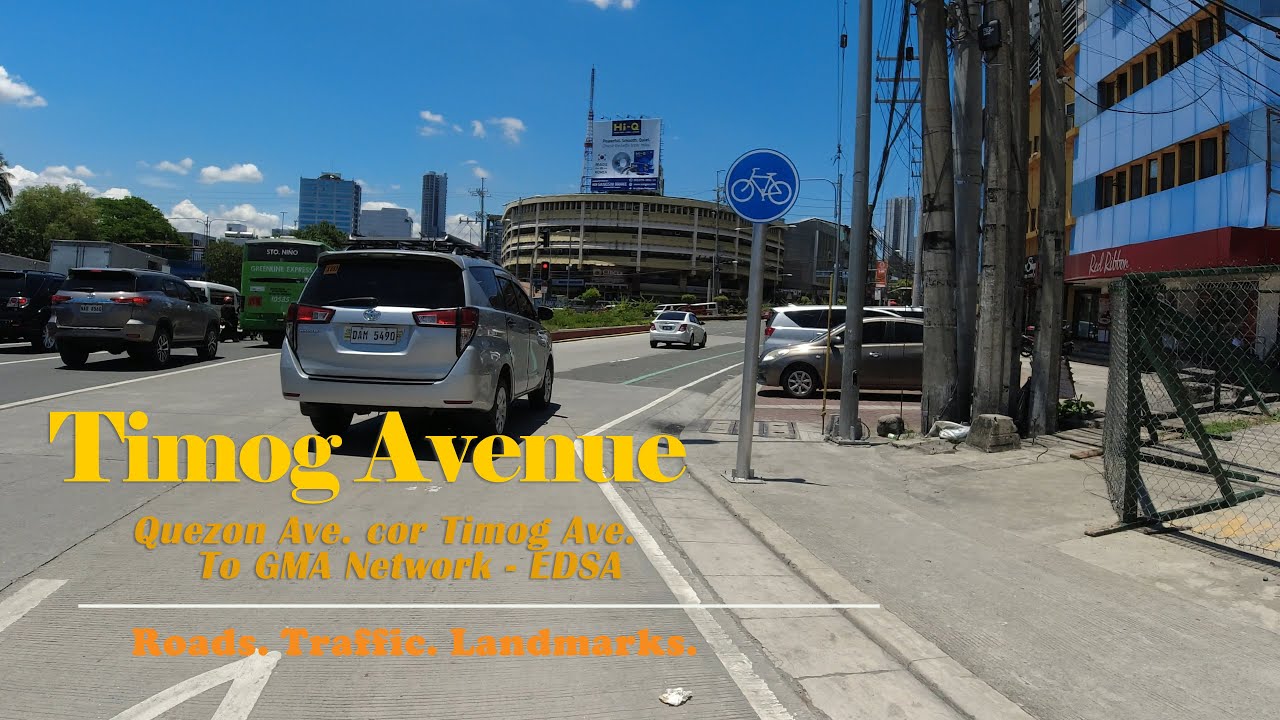 Timog Avenue: New Road Development and Improvement. From Quezon Avenue to GMA Network cor EDSA