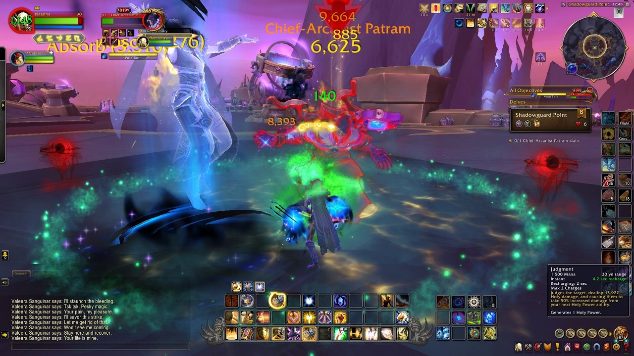 Protection Paladin in Tier 8 Shadowguard Point Delve (no commentary)