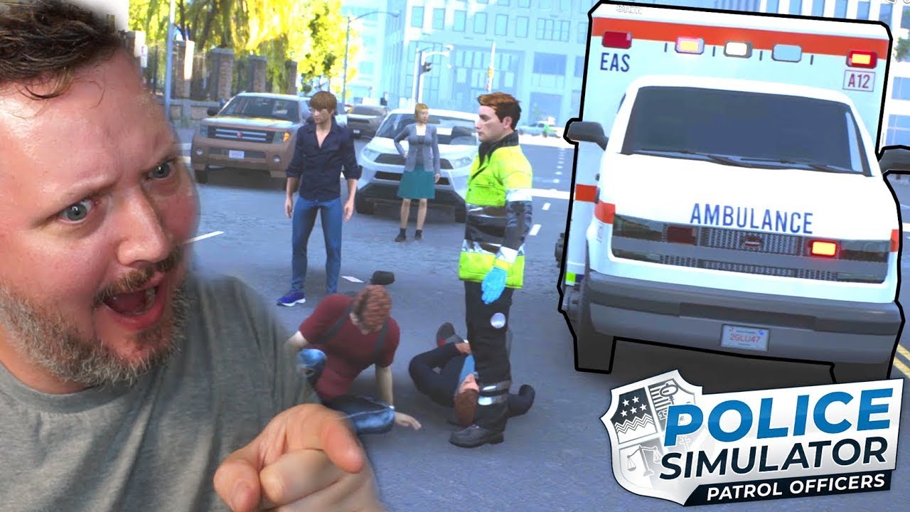 STORT uheld med AMBULANCE😱! - Police Simulator Dansk #3