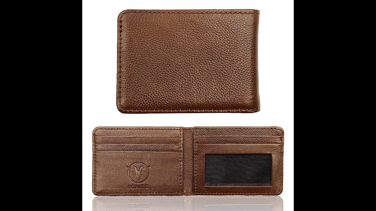 Cow leather men wallet