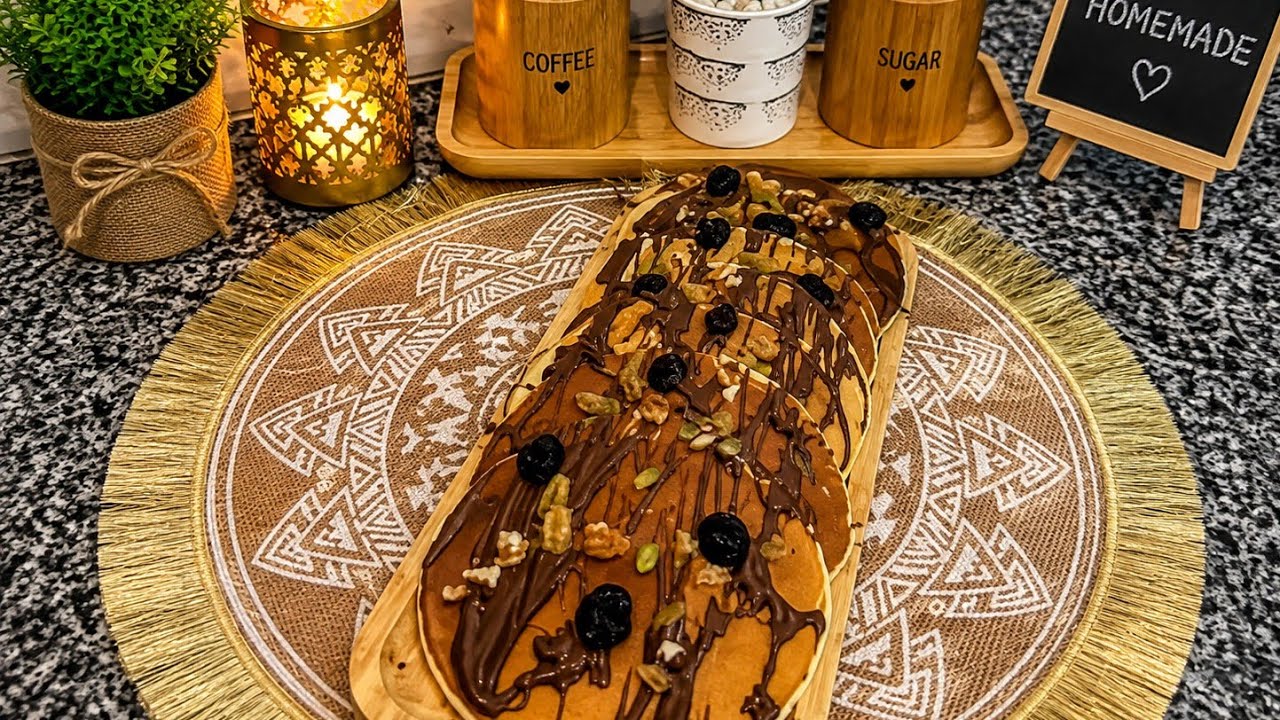 بان كيك بطريقة بسيطة وتوجد بسرعة🥞🥞