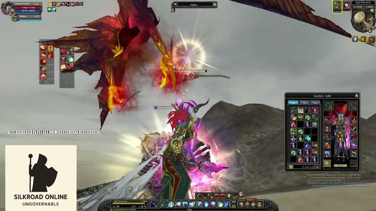 ISRO Hebe(20. Bölüm) Sıfırdan Warlock | Knight görevi yapıyoruz #silkroadonline