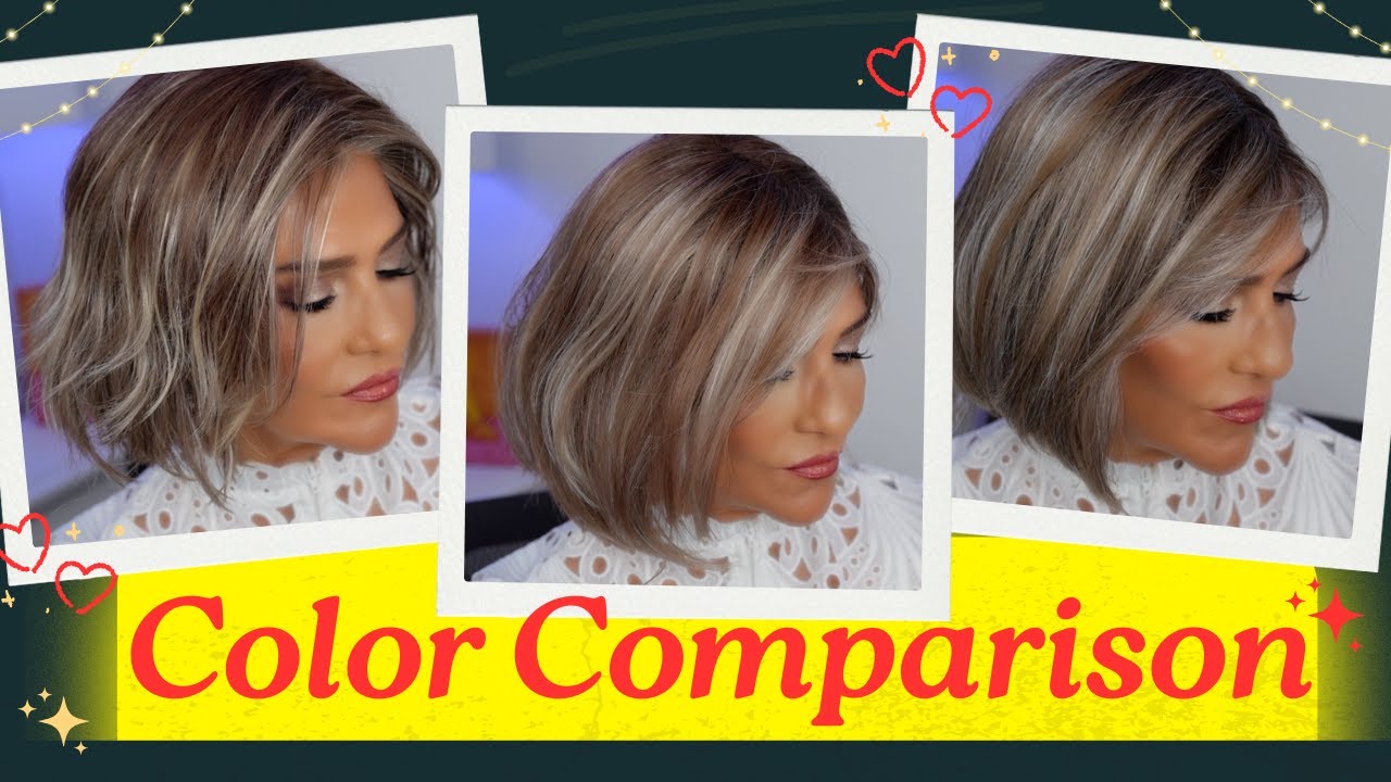 Quick Color Comparison: Belle Tress Buttered Toast vs Ellen Wille Smoke Frosted & Dark Sand Frosted