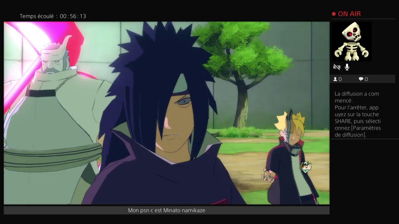 Je joue a Naruto x boruto ultime ninja storm connections