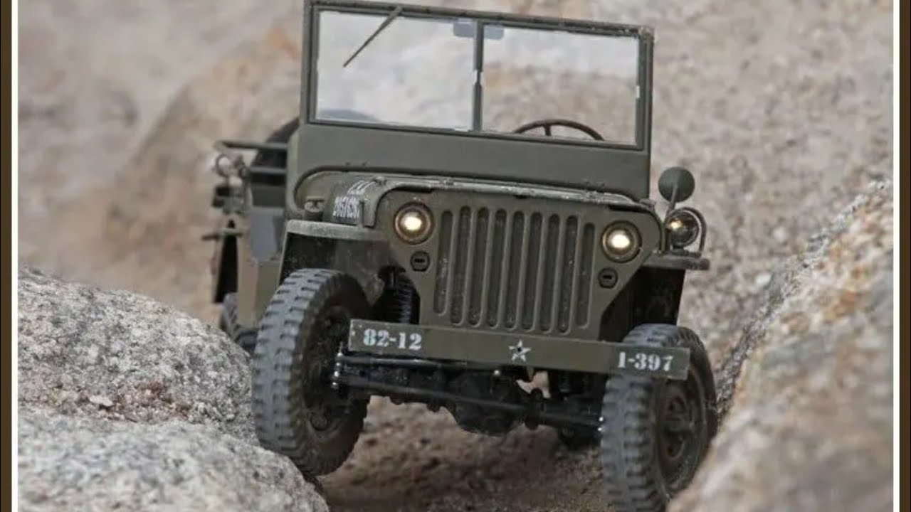 ROCHOBBY Scaler JEEPS All TerrainChassis 2.4G 4WD 4X4 Remote Control RC OffRoad Crawler Gift Toy