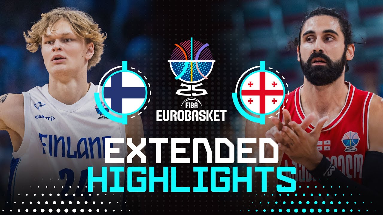 Finland 🇫🇮 vs Georgia 🇬🇪 | Quarter-Finals | Extended Highlights | FIBA EuroBasket 2025