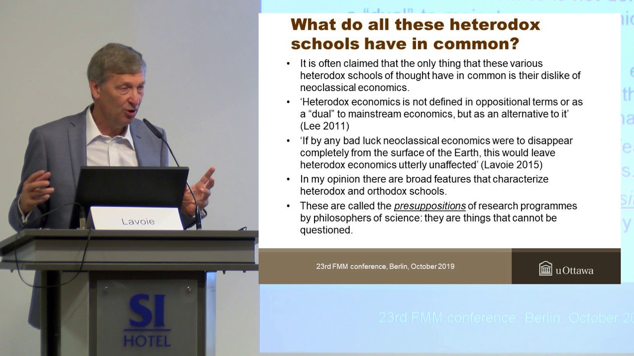01   Marc Lavoie  History and fundamentals of Post Keynesian Macroeconomics