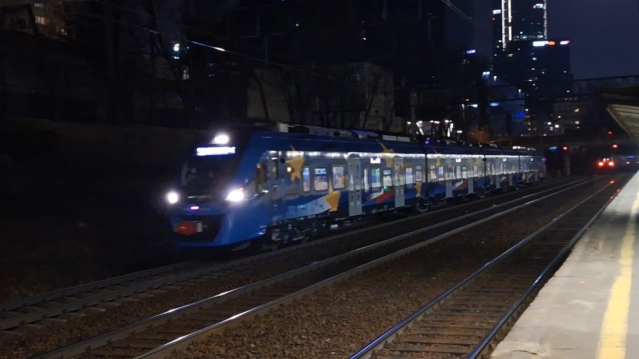 Wieczorna kolejowa Warszawa Ochota 23.02.2025