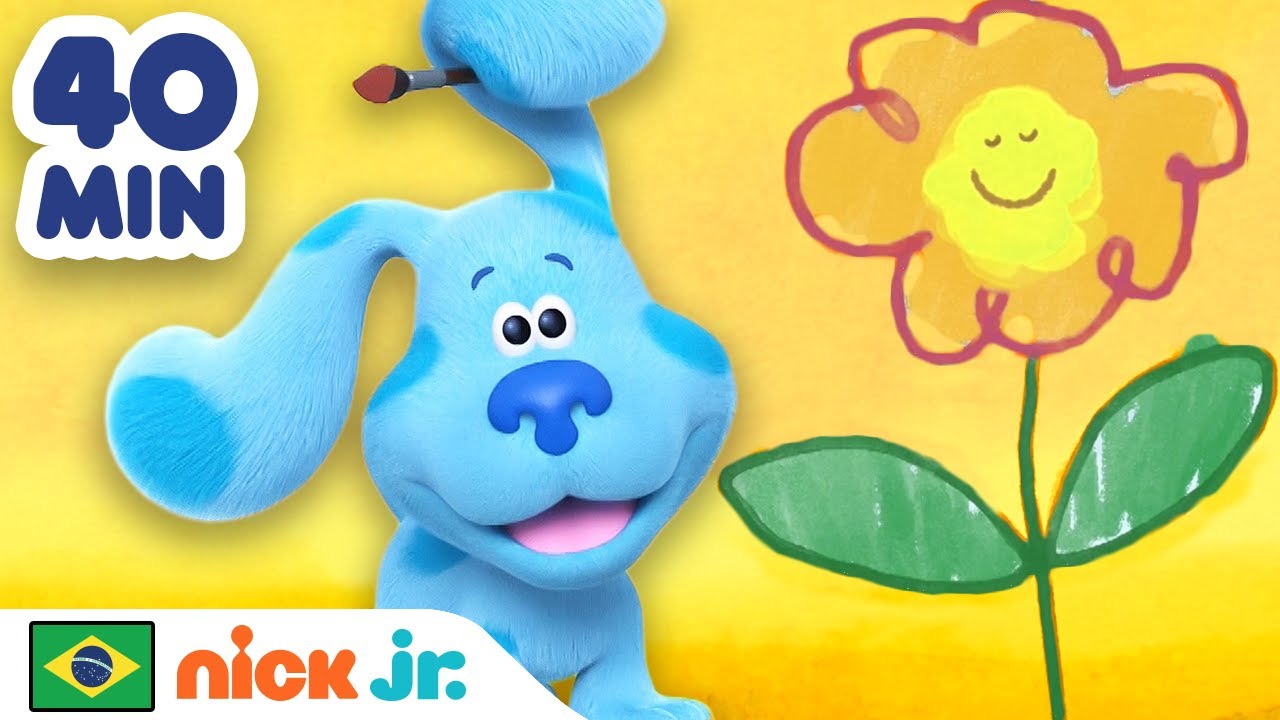 Pistas de Blue e Você | 40 minutos de artesanato com Josh e Blue! | Nick Jr. em Português