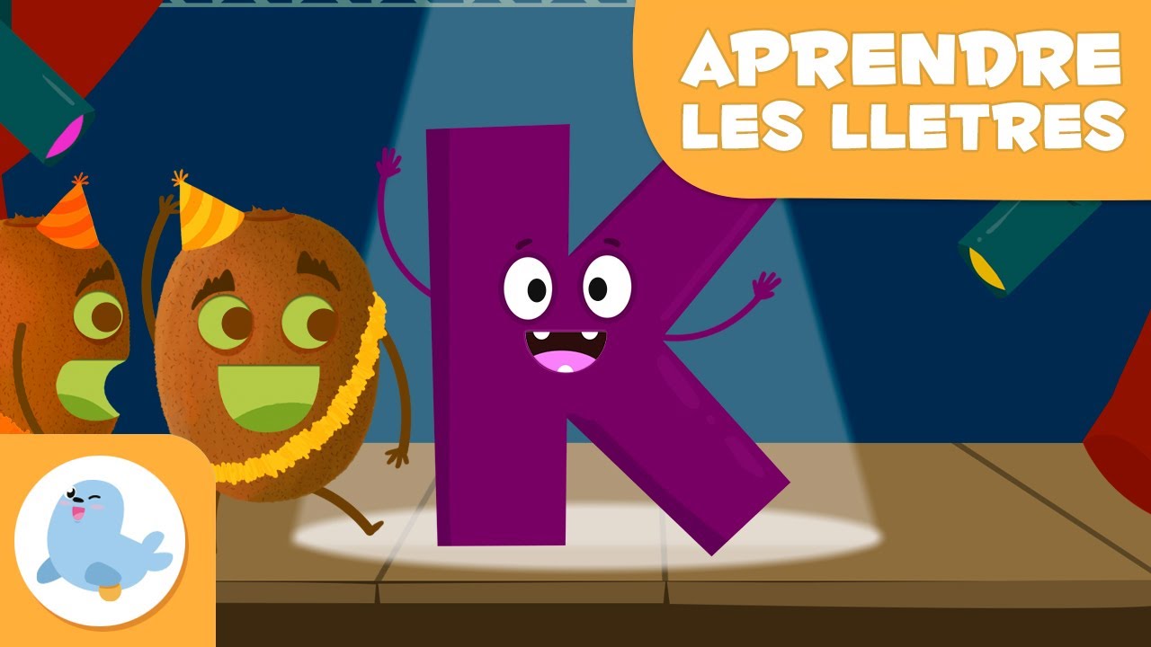 Aprèn la lletra K amb els nostres amics els kiwis - L'abecedari en català