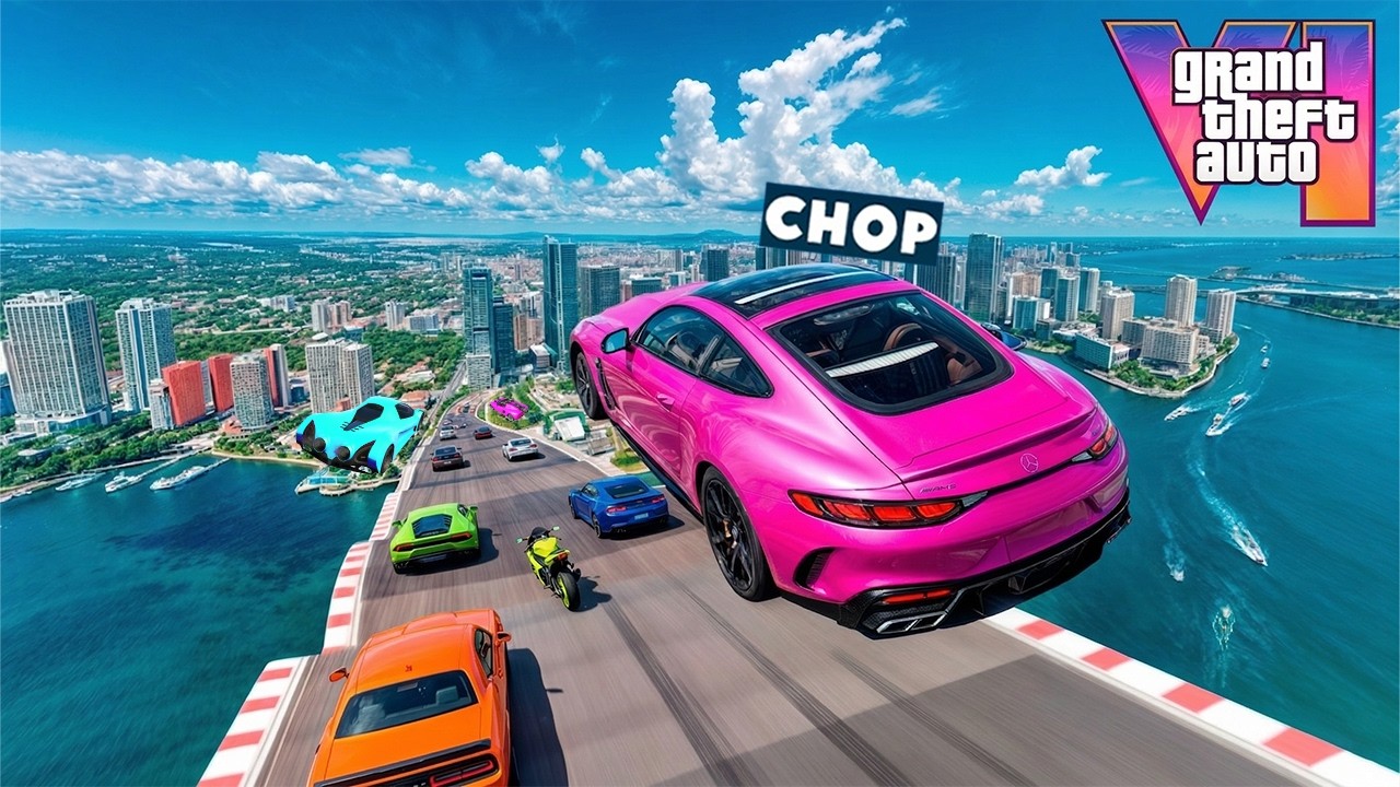 GTA 5 CHOP AND FROSTY PLAY THE ULTRA MEGA RAMP