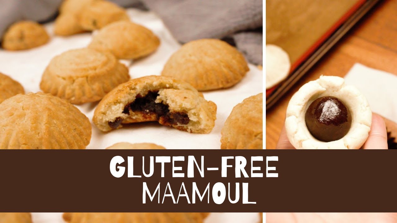 Gluten Free Maamoul recipe | Mediterranean Date Cookies | Gluten Free Cooking 123