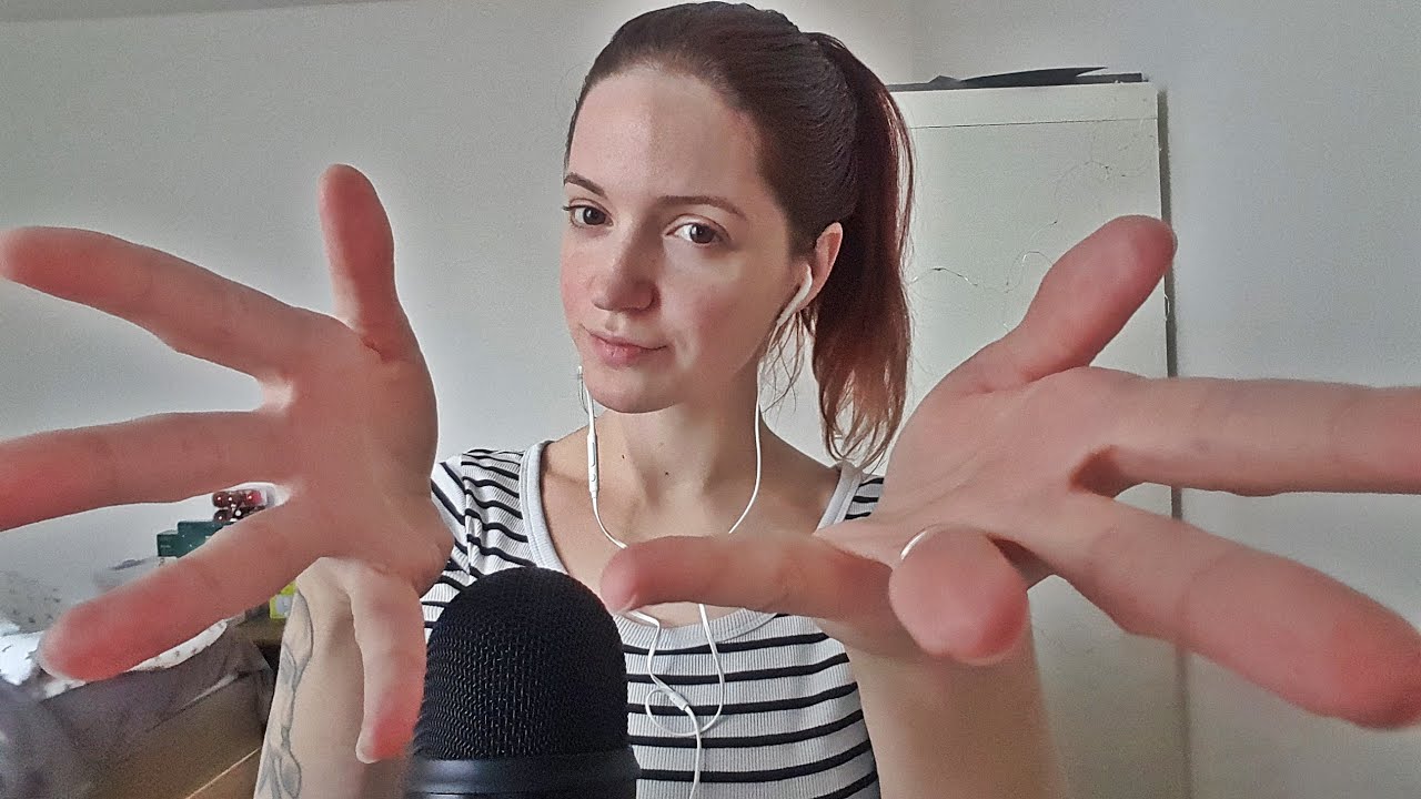ASMR pure hand sounds with mouth sounds - whispering your names - December Patrons - finger flutter