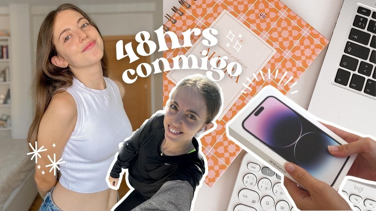 VLOG II  48hrs conmigo: unboxing iPhone 14 pro max, qué me llevo a la ofi y deporte