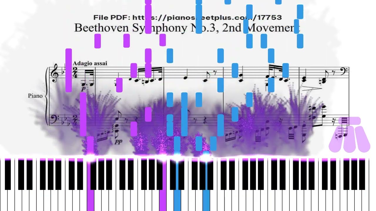 Free Piano Sheet Symphony No. 3 in E-flat Major