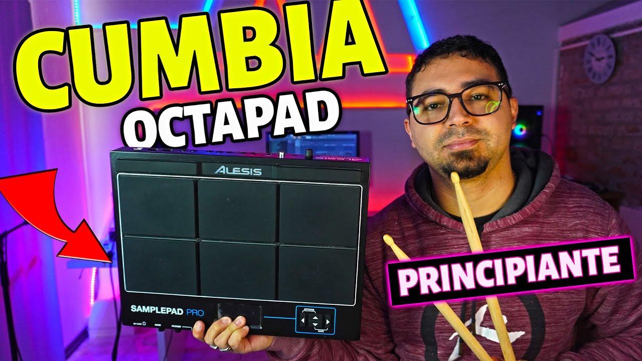 👉 COMO TOCAR CUMBIA en BATERIA ELECTRONICA || TUTORIAL COMO TOCAR CUMBIA en OCTAPAD