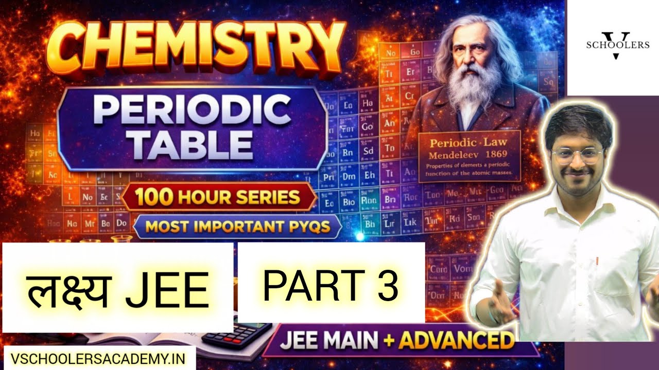 periodic table ( part 3)Ijee main April ( most important pyqs + theory )| must watch
