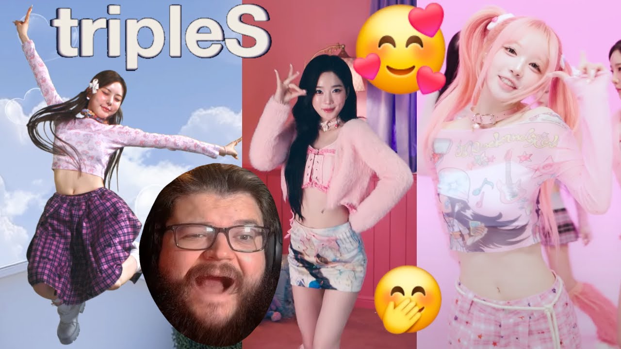 🥰 Розовая Чэвон идеальна! 🥰 tripleS(트리플에스) msnz sun Bubble Gum Girl MV Reaction + Performance Video