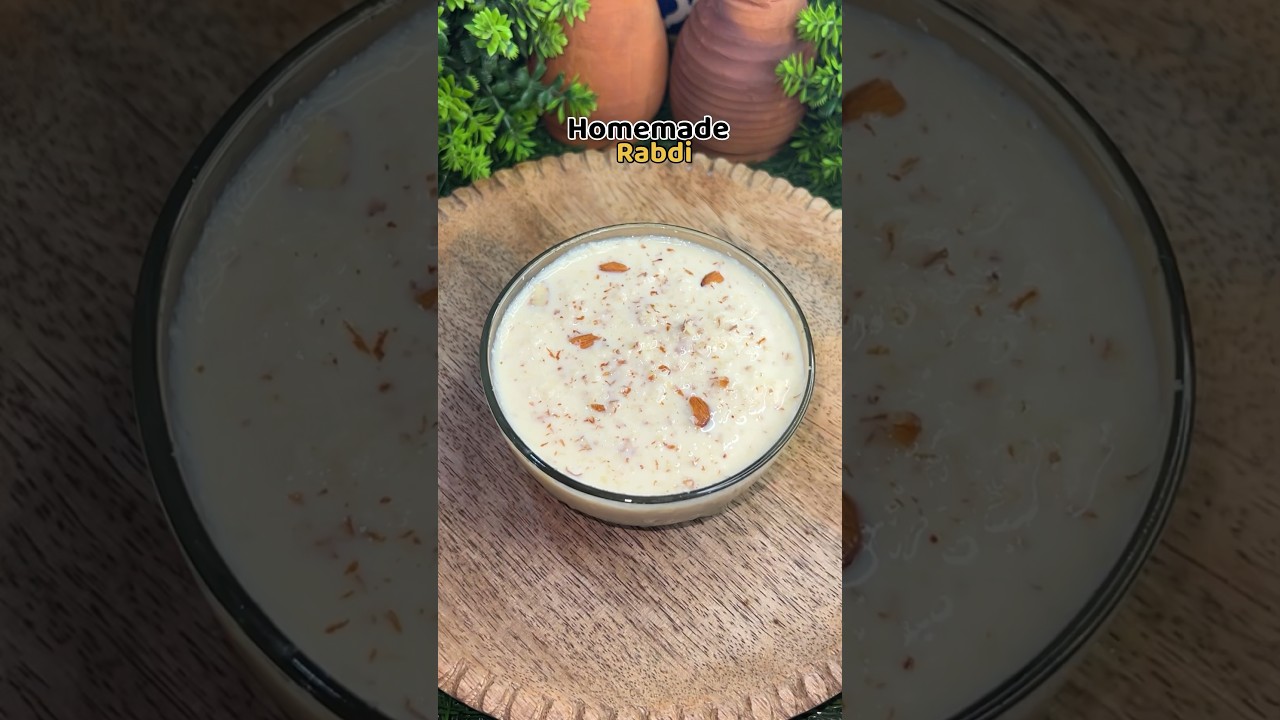 Rabdi Recipe | How to make Rabdi at home | #rabdi #youtube #shorts #cooking