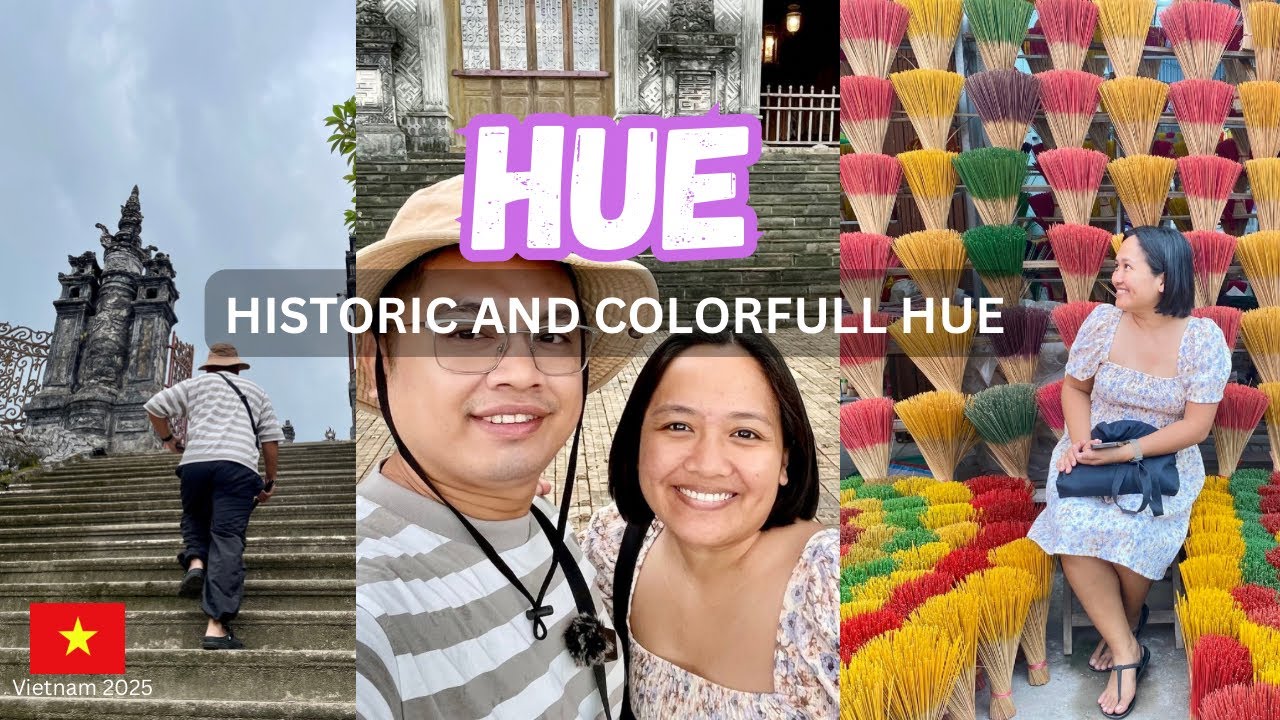 Hue Vietnam Vlog 🇻🇳 | Incense Village, Khai Dinh Tomb, Minh Mang Tomb + Local Food & Cafe Hopping