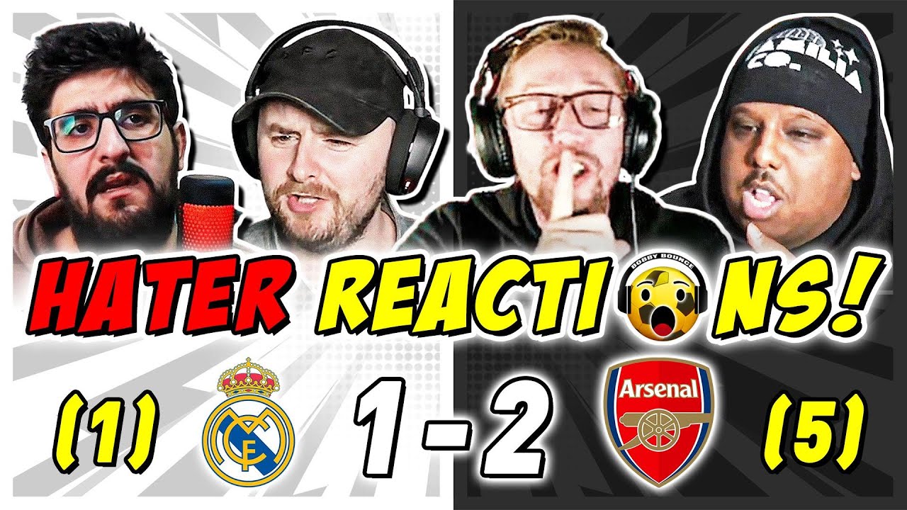 [PART 1] ARSENAL RIVALS & HATERS GUTTED 🤣 REACTION TO REAL MADRID 1-2 ARSENAL | CHAMPIONS LEAGUE