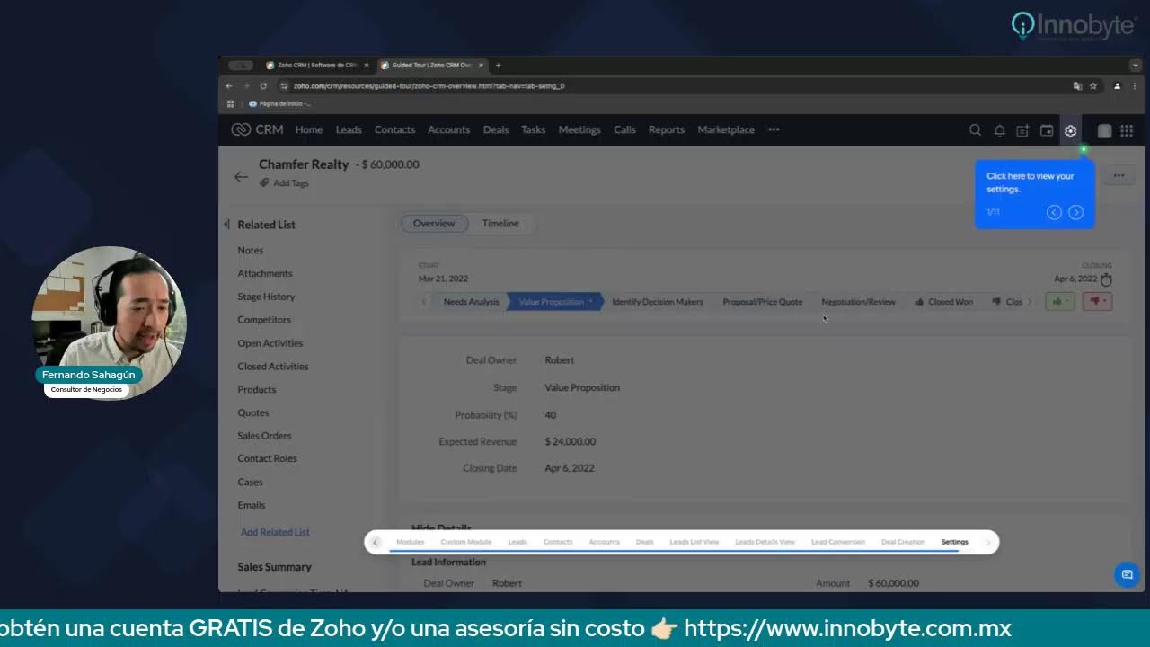 Aprende cómo usar zoho crm en este 2025