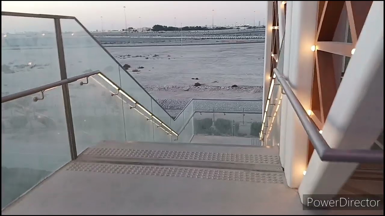 Pedestrian overpass here Doha, Qatar #Fringroad