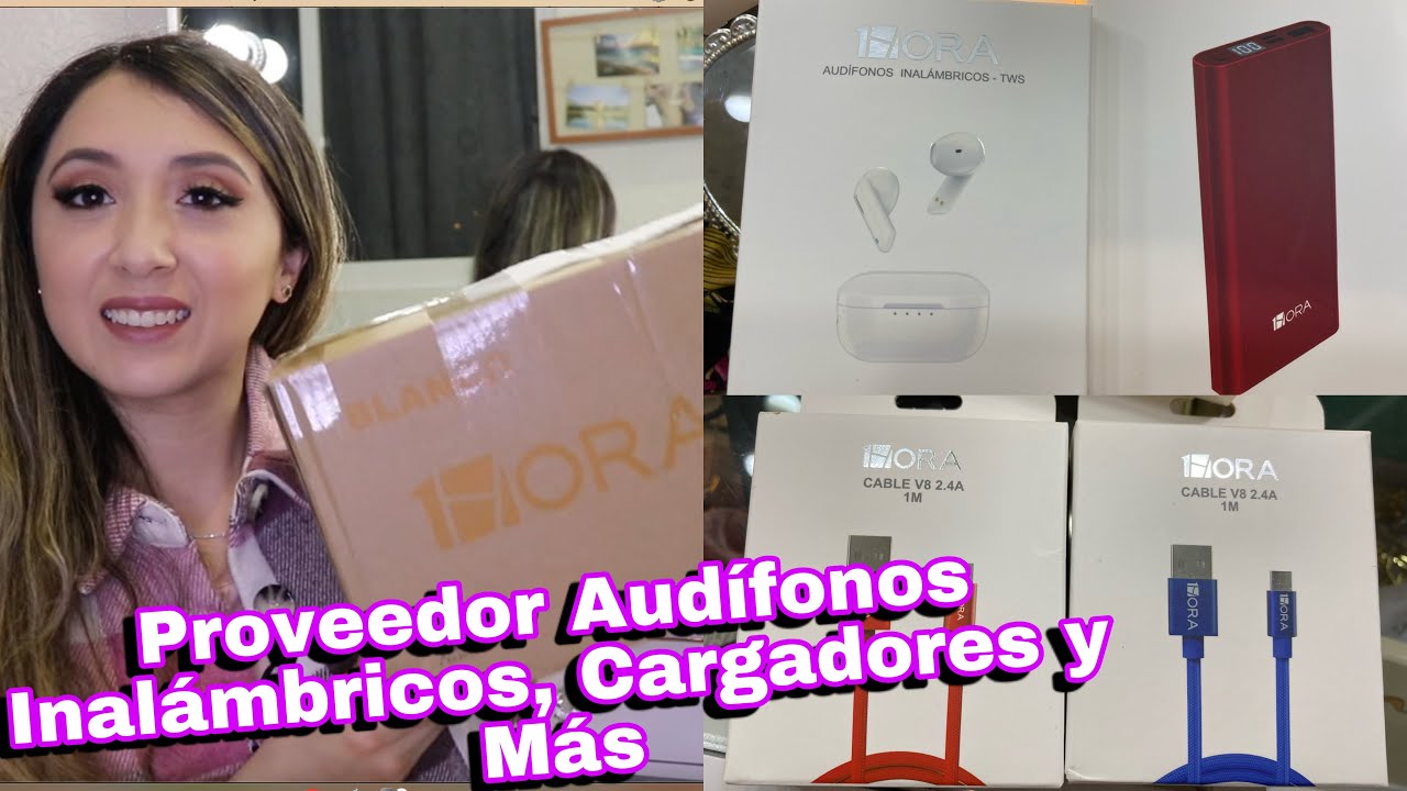 Proveedor/Audífonos Inalámbricos Económicos, Cables de Carga Rápida/ 1HORA