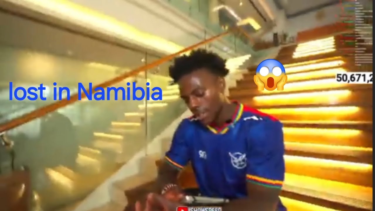 Ishow speed LOST 😮 😲 ( African tour)...ishowspeed in  Namibia 
