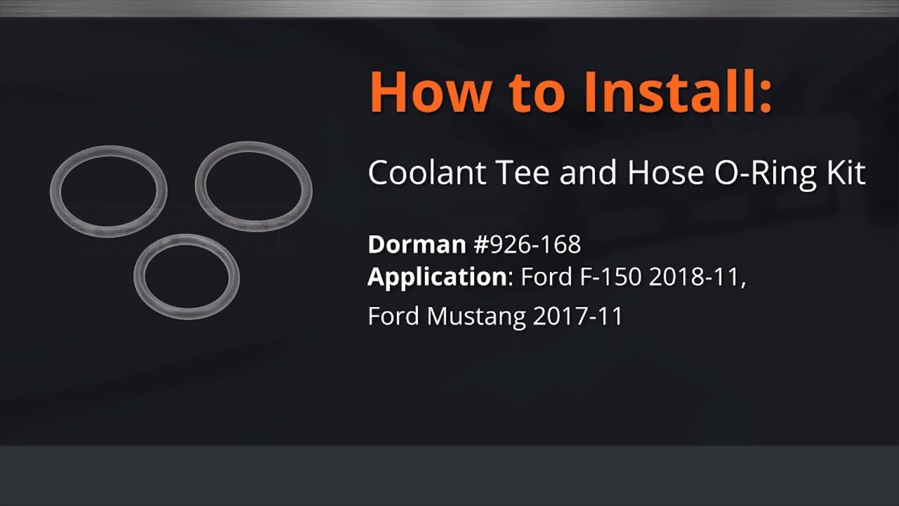 Coolant Tee and Hose O-Ring Kit Installation Video by Dorman Products