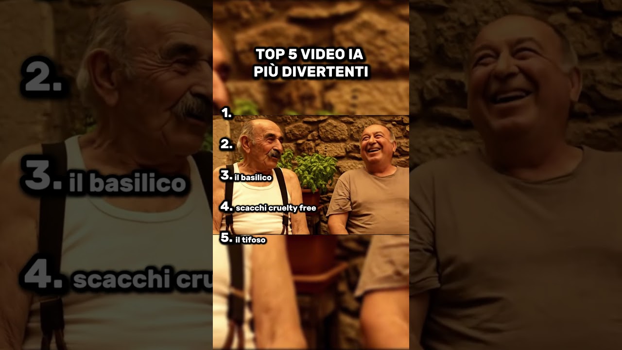 Top 5 video pi&ugrave; divertenti creati dall'intelligenza artificiale
