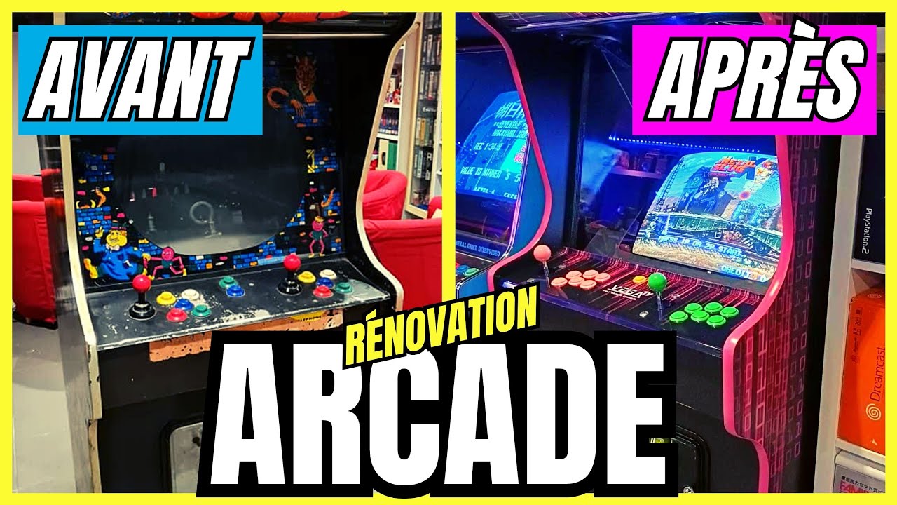 Borne arcade Vega TV : R&eacute;novation de dingue !