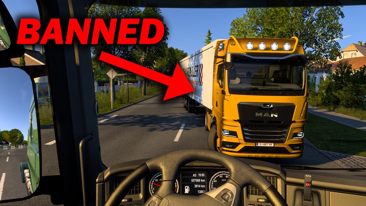 Best Driving Fails #1 -  ETS2 TruckersMP compilation
