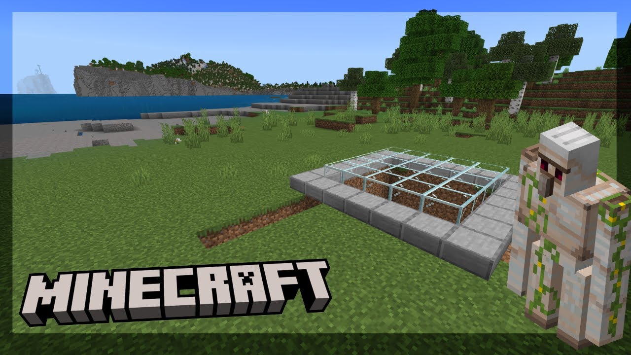 [minecraft](基岩版)紅石教學#10 鐵巨人農場 鐵器時代!!
