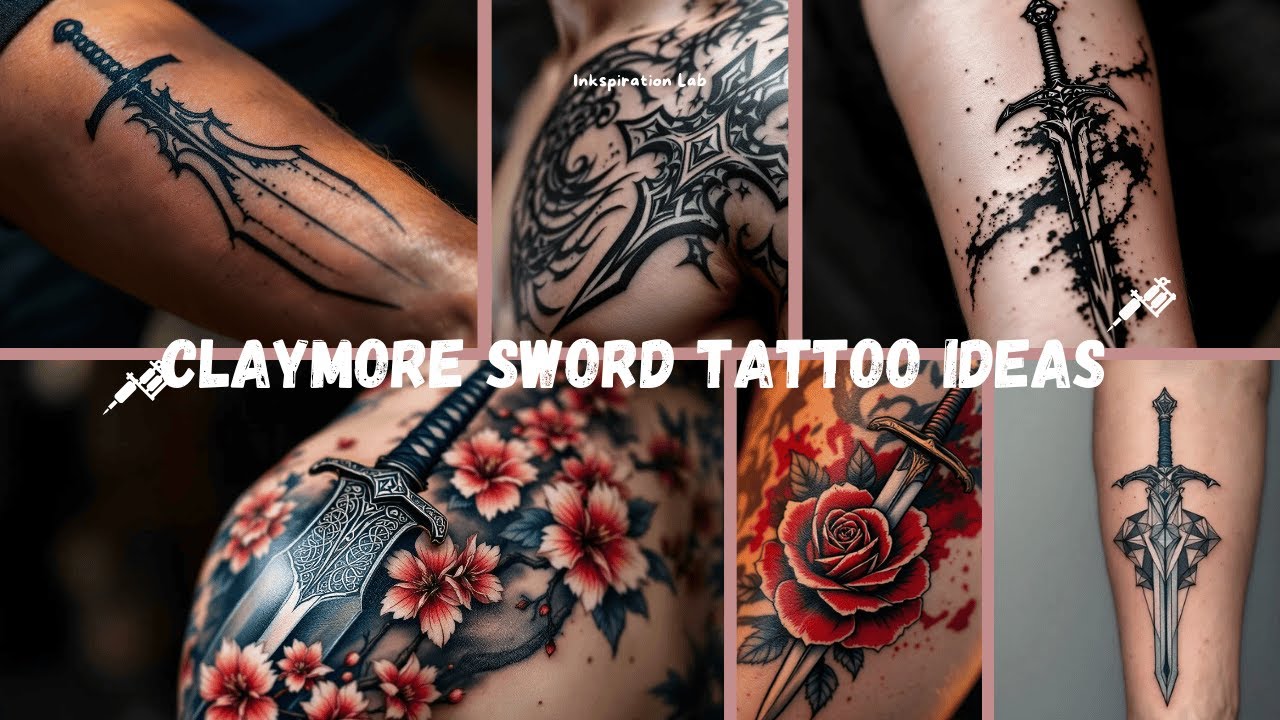 Claymore Sword Tattoo Ideas