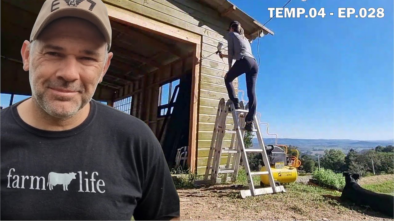 FINALIZAMOS A PINTURA DO GALPÃO AQUI DO SÍTIO - TEMP.04-EP.028