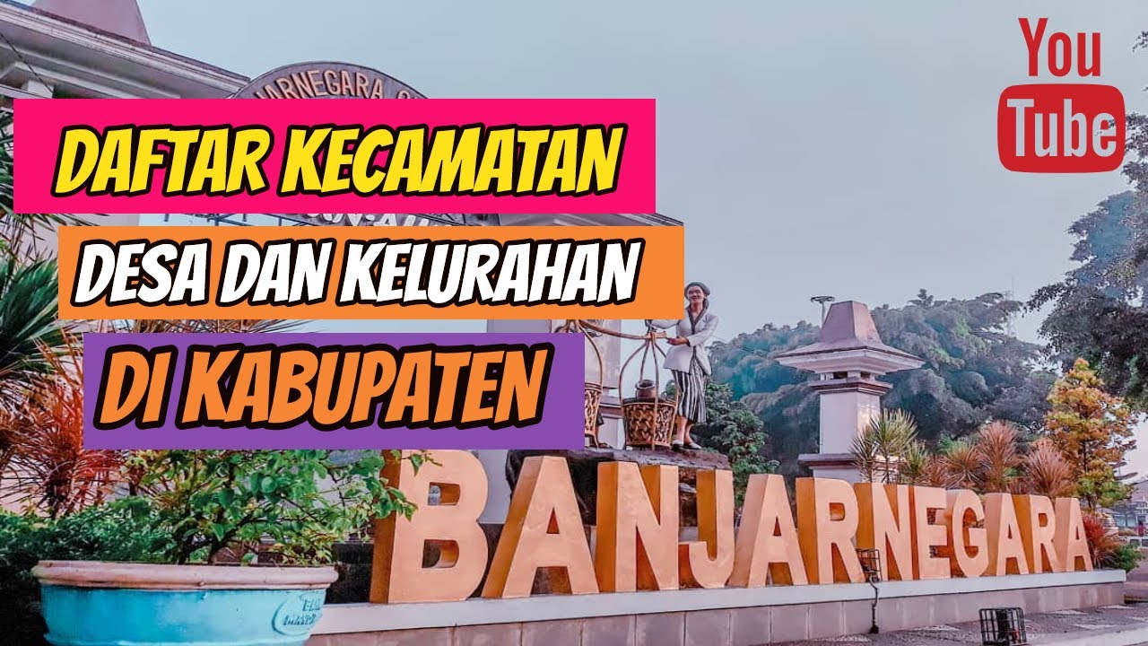 Daftar kecamatan dan kelurahan di Kabupaten Banjarnegara