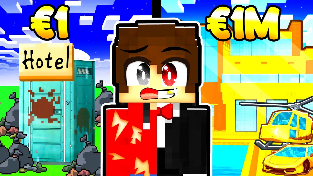 VACANZA da 1€ vs 1.000.000€ in MINECRAFT!