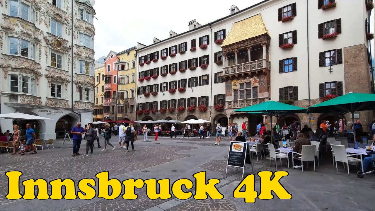 Innsbruck, Austria Walking tour [4K].