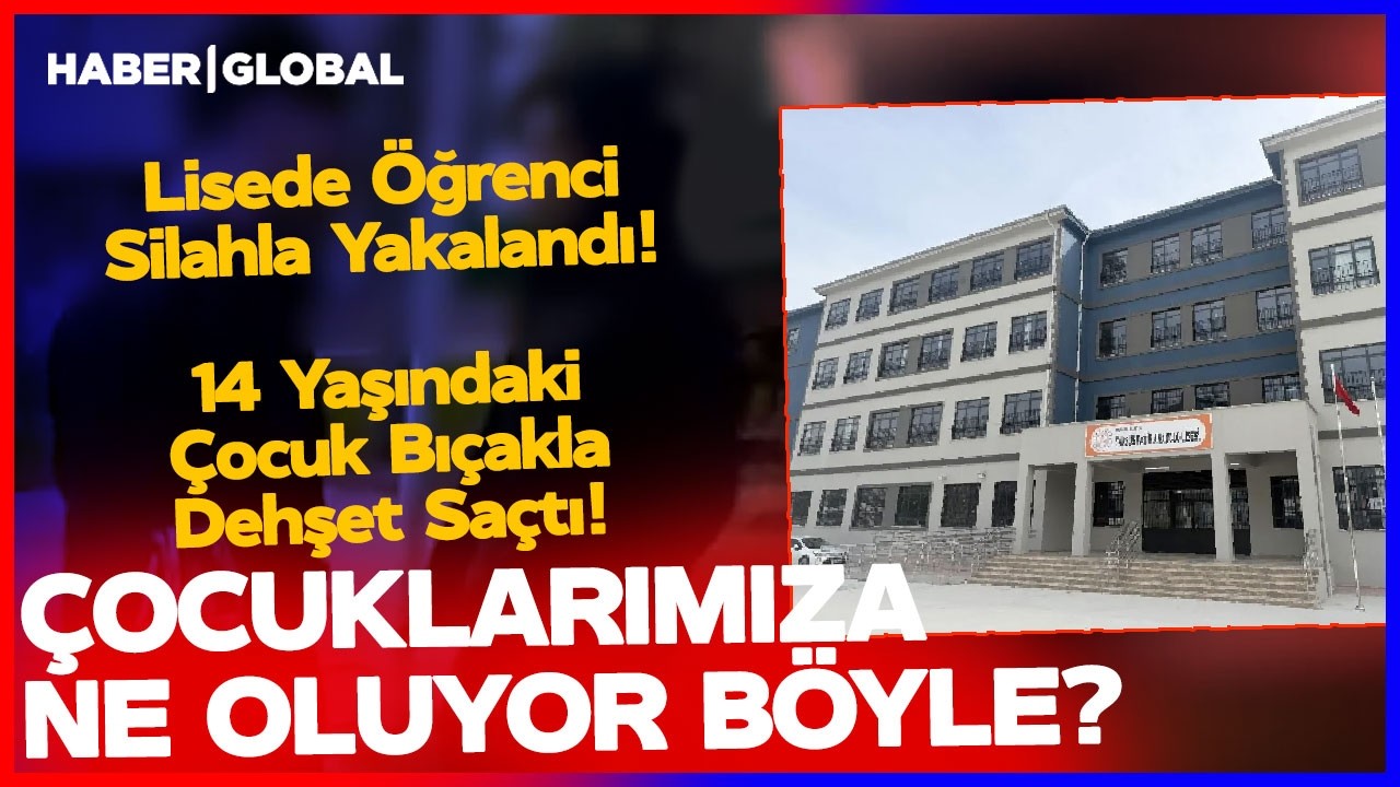 &Ccedil;OCUKLARIMIZA NE OLUYOR!  Mersin'de &Ouml;ğrenci Silahla Yakalandı! 14 Yaşındaki &Ccedil;ocuk Dehşet Sa&ccedil;tı!