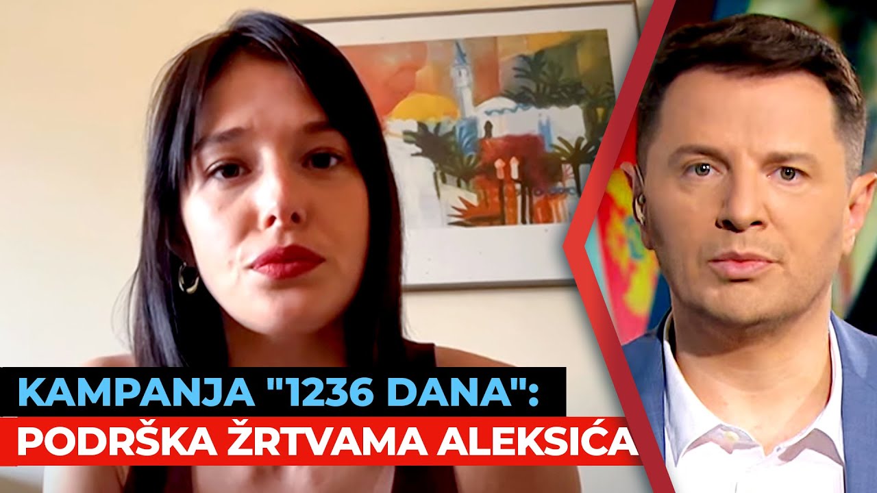 Kampanja "1236 dana": Podrška žrtvama Mike Aleksića | Milena Radulović | URANAK1