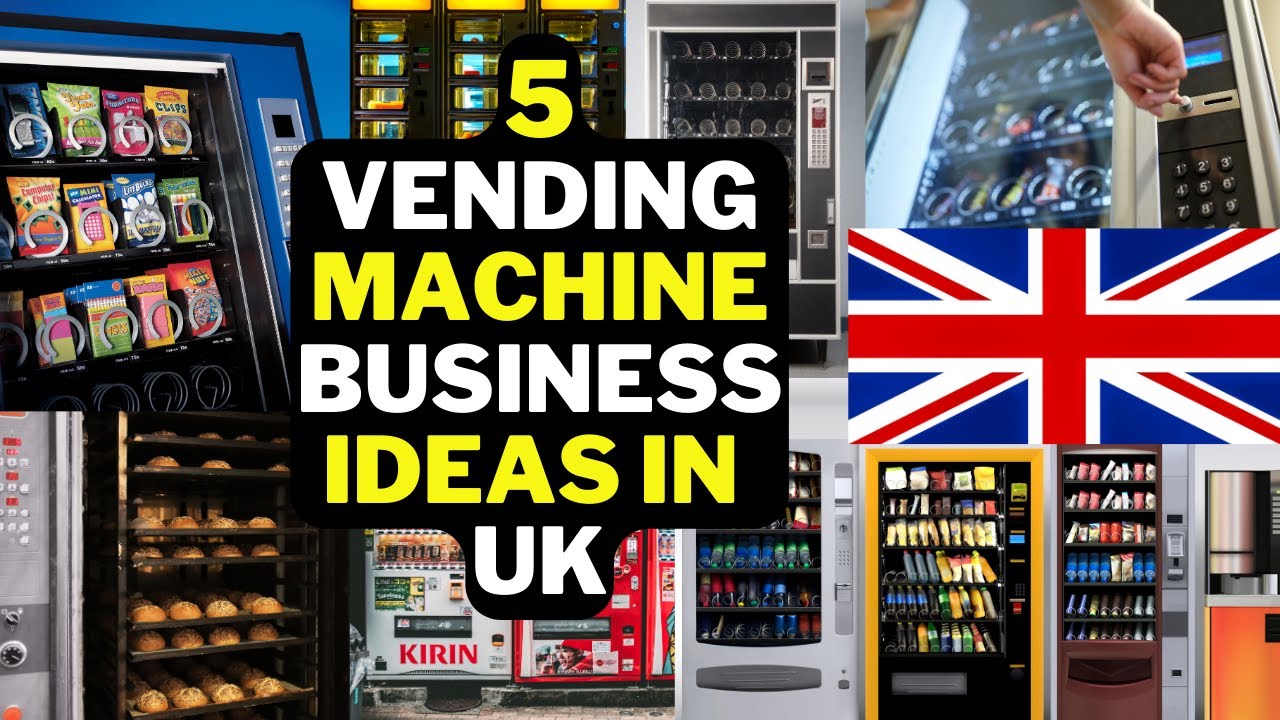 🇬🇧 5 Vending Machine Business Ideas In UK | Best Vending Machine Business Ideas In UK