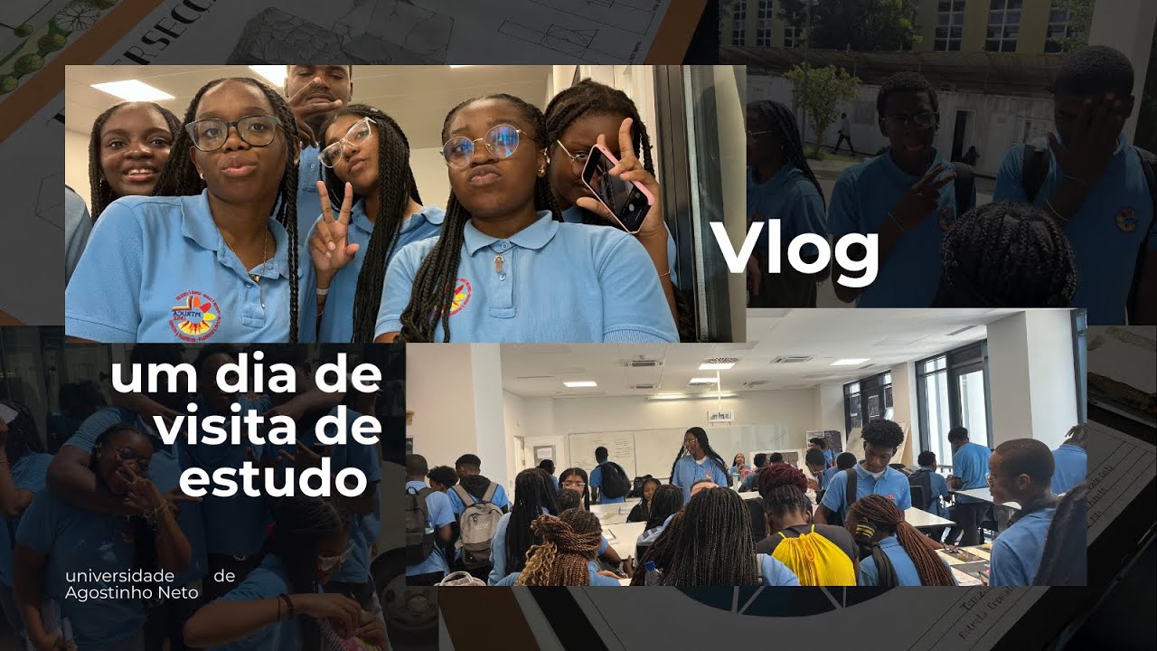 Visita de Estudo na Universidade Agostinho Neto 🎓 | Artes, Diversão & Boa Vibe com a Turma!