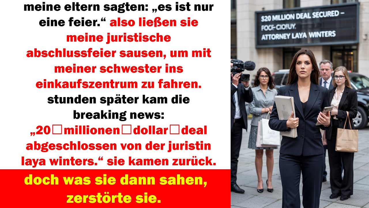 sie verpassten meine abschlussfeier – stunden später sahen..
